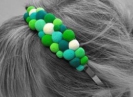 Čelenka z kolekce Bambulky