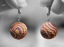 Náušnice z kolekce Babiččin svetr