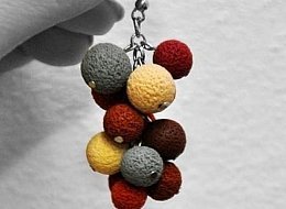 Náušnice hrozen z kolekce Colors