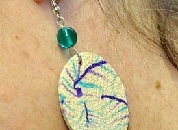 Náušnice z kolekce Paví kapradí