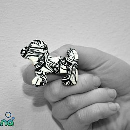 Pes z kolekce BlackAndWhite