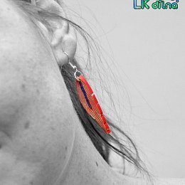 Náušnice z kolekce Pírko