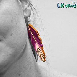 Náušnice z kolekce Pírko