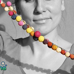 Náhrdelník Bambule z kolekce Colors