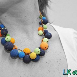 Náhrdelník Bambule z kolekce Colors