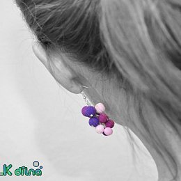 Náušnice Hrozny z kolekce Colors